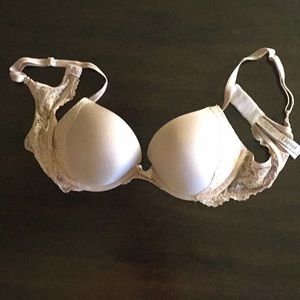Victoria,s Secret Dream Angels Tan Lace 36B